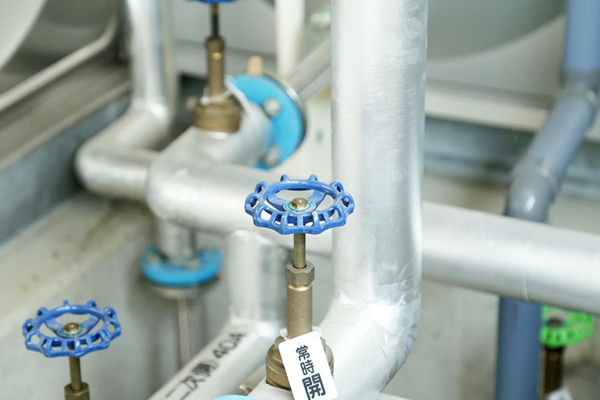 画像:給排水設備点検